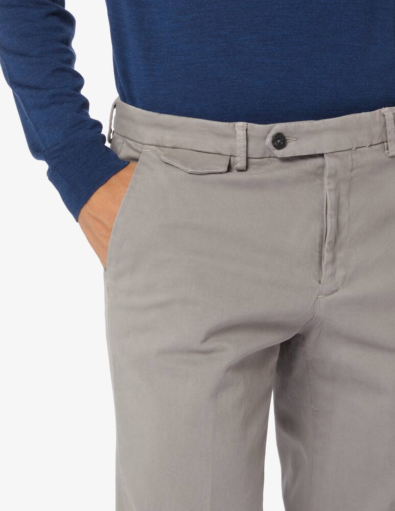 Paoloni Chino tinto capo gabardina trousers - picture 8