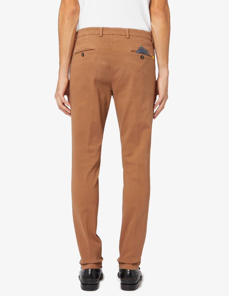 rinascente Manuel Ritz Pantalone gabardina pinces tinto capo