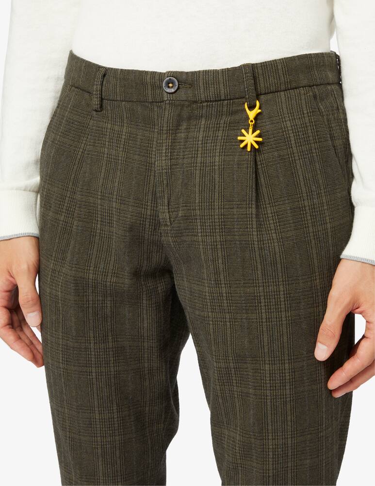 rinascente Manuel Ritz Pantalone chino slim pinces p. galles