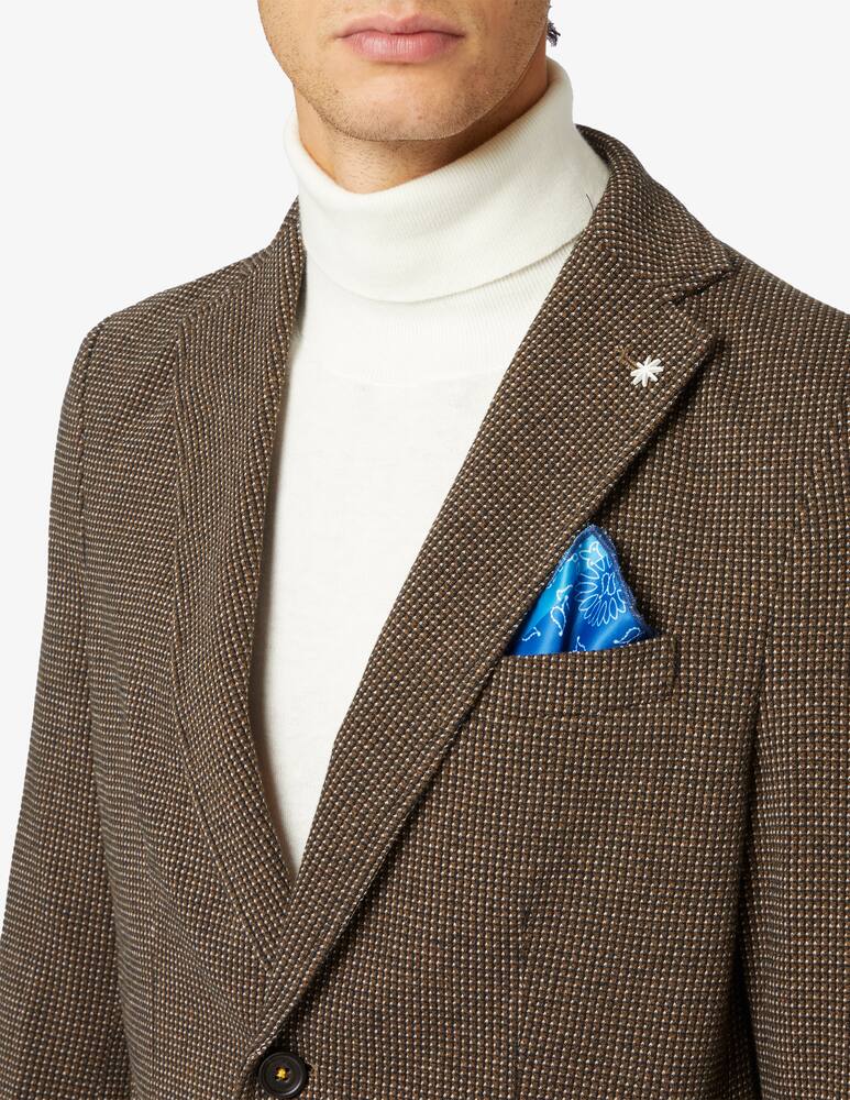 rinascente Manuel Ritz Micro structure jersey blazer