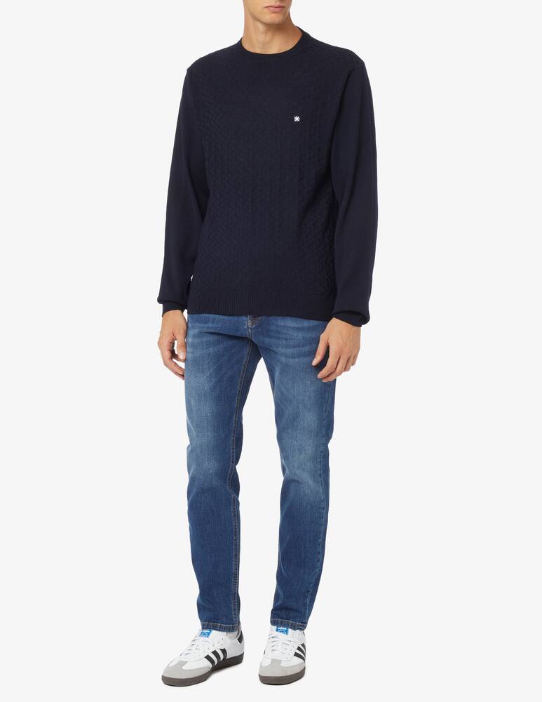 rinascente Manuel Ritz Maglia girocollo effetto rete