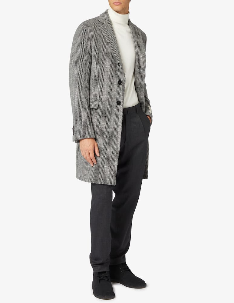 rinascente Paoloni Pant 1 pinces fresco lana