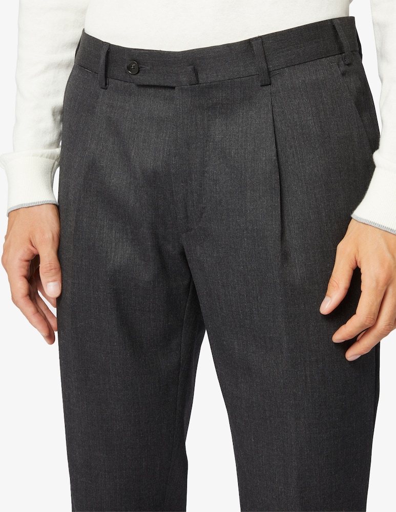 rinascente Paoloni Pant 1 pinces fresco lana