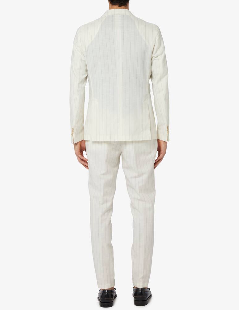 rinascente Manuel Ritz Linen d8 pinstripe suit