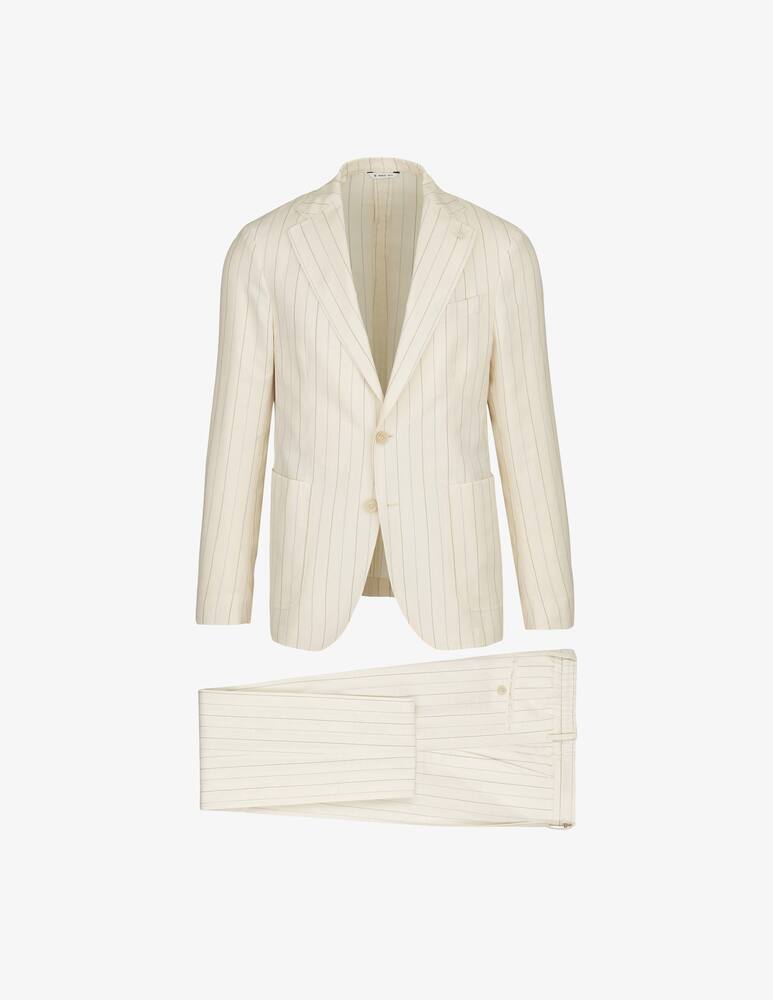 rinascente Manuel Ritz Linen d8 pinstripe suit