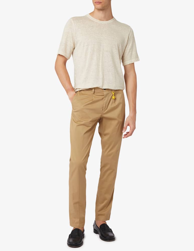 rinascente Manuel Ritz Gabardina slim fit trousers
