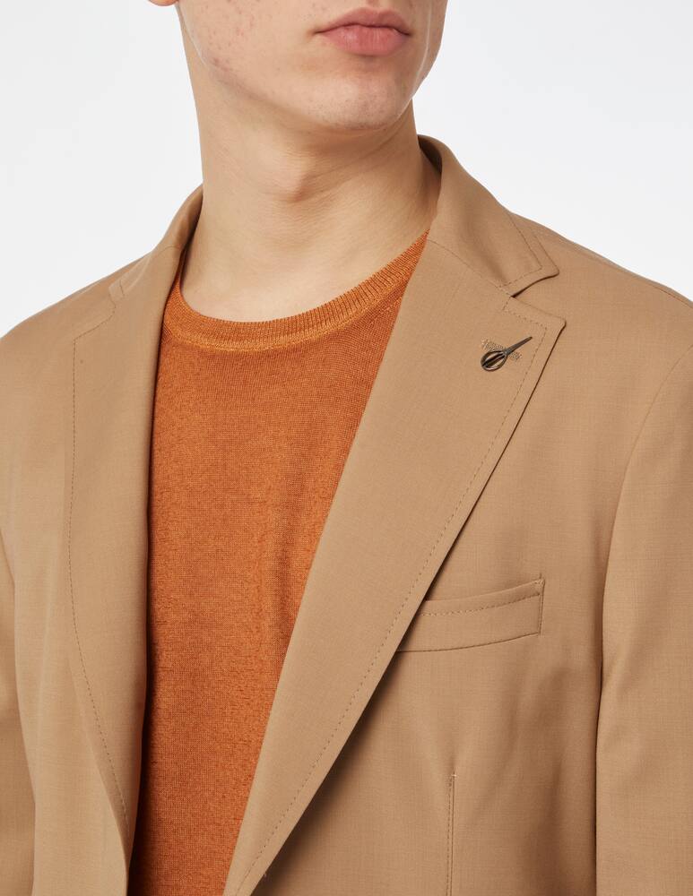 rinascente Paoloni Giacca monopetto tela lana