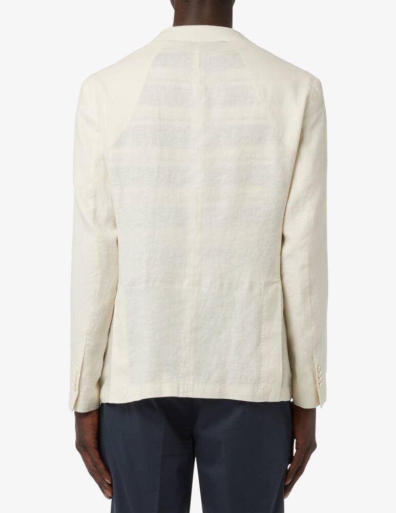 rinascente Manuel Ritz Linen mono breasted jacket