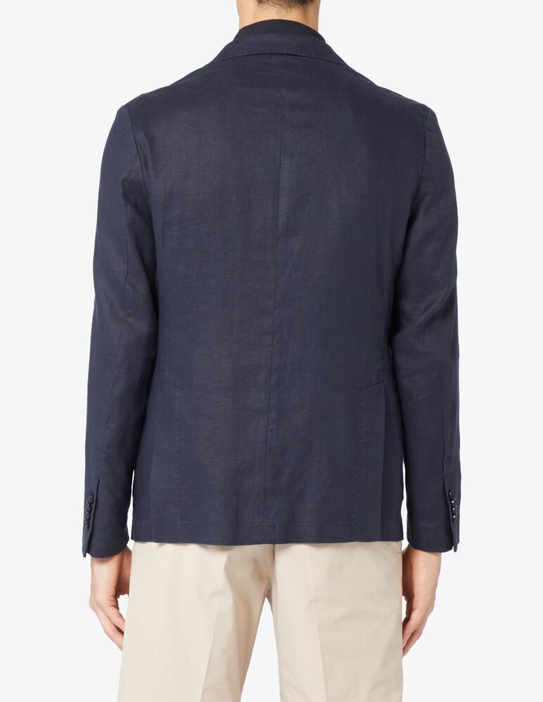 rinascente Manuel Ritz Linen mono breasted jacket