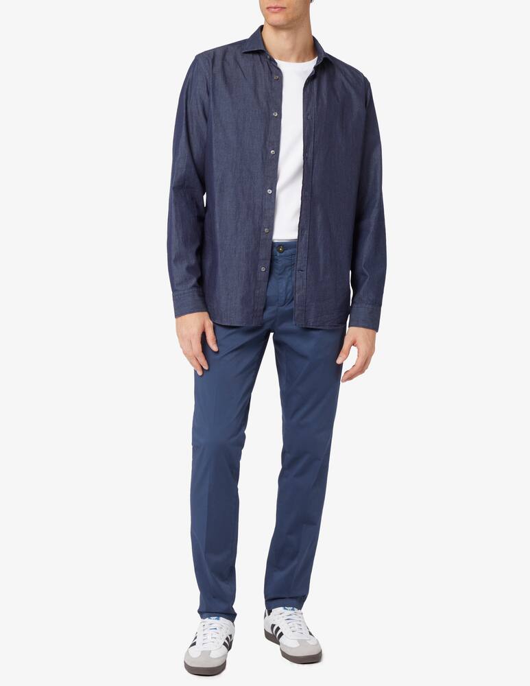 rinascente Manuel Ritz Gabardina slim fit trousers