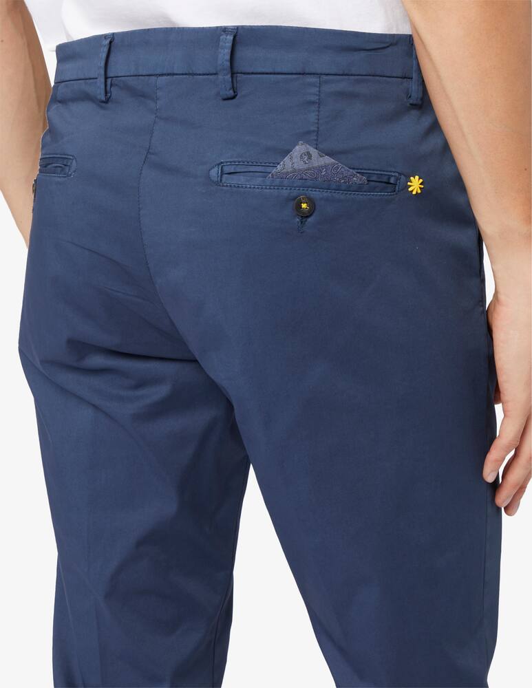 rinascente Manuel Ritz Gabardina slim fit trousers