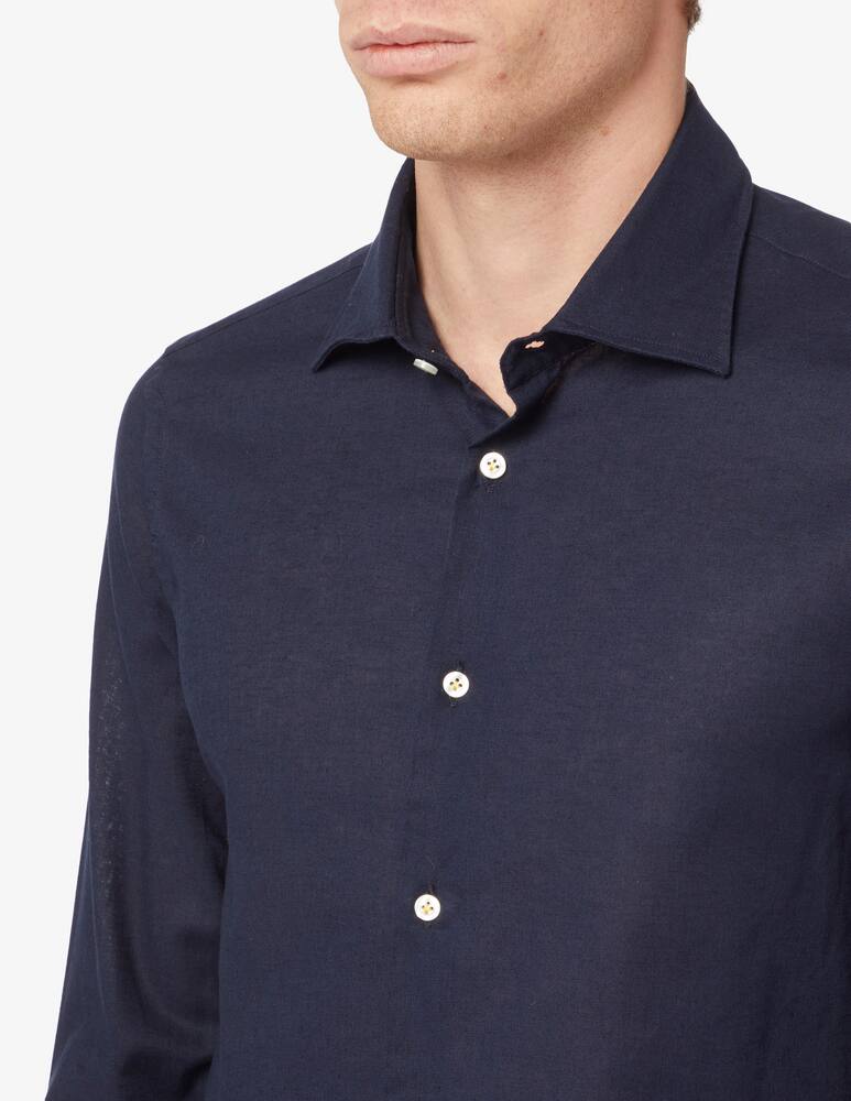 rinascente Manuel Ritz Linen slim fit shirt