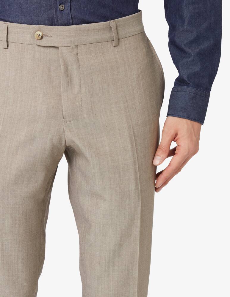 rinascente Paoloni Stretch wool canvas d7 suit