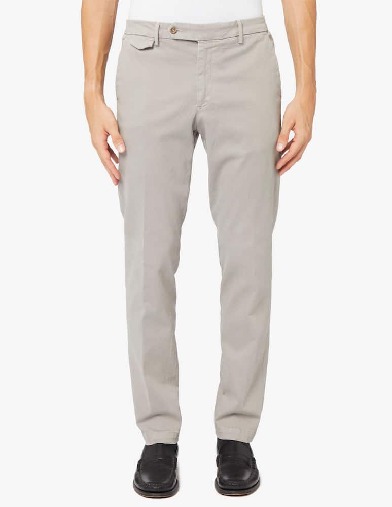 Paoloni Pantaloni chino tinto capo gabardina - immagine 1 Paoloni Pantaloni chino tinto capo gabardina - immagine 1