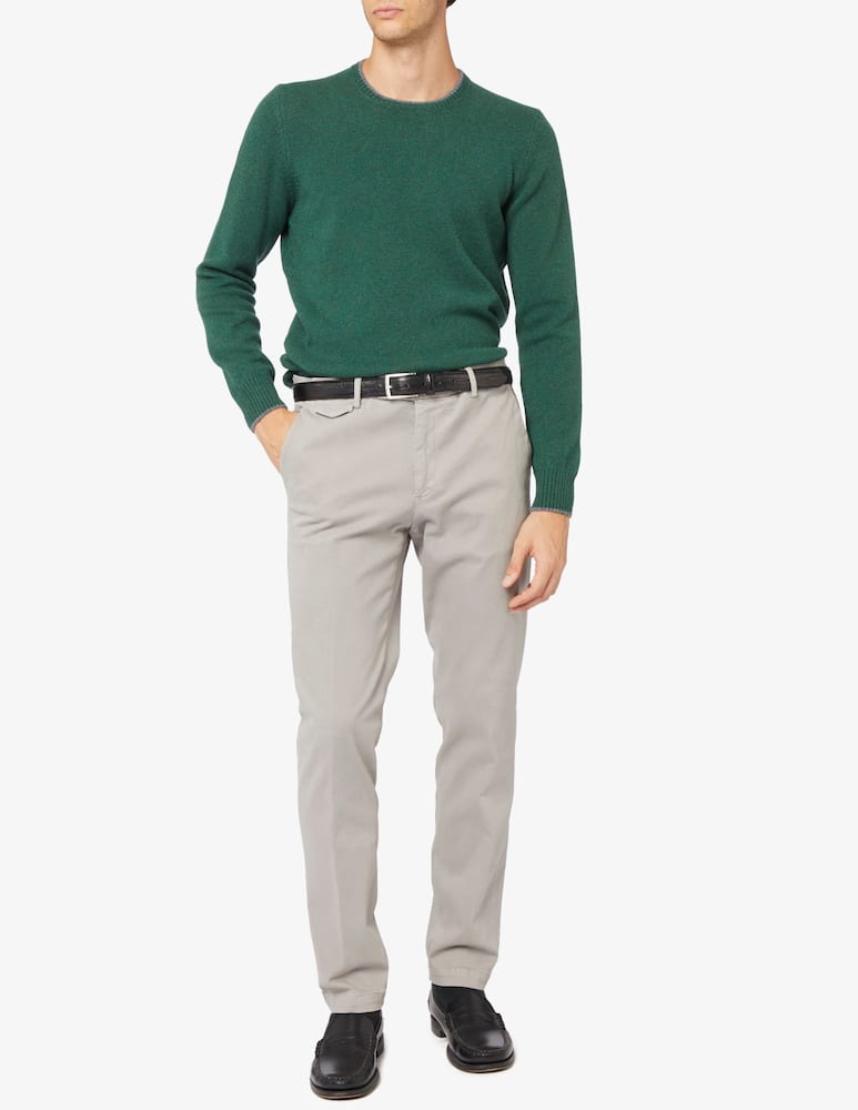 Paoloni Pantaloni chino tinto capo gabardina - immagine 2 Paoloni Pantaloni chino tinto capo gabardina - immagine 2