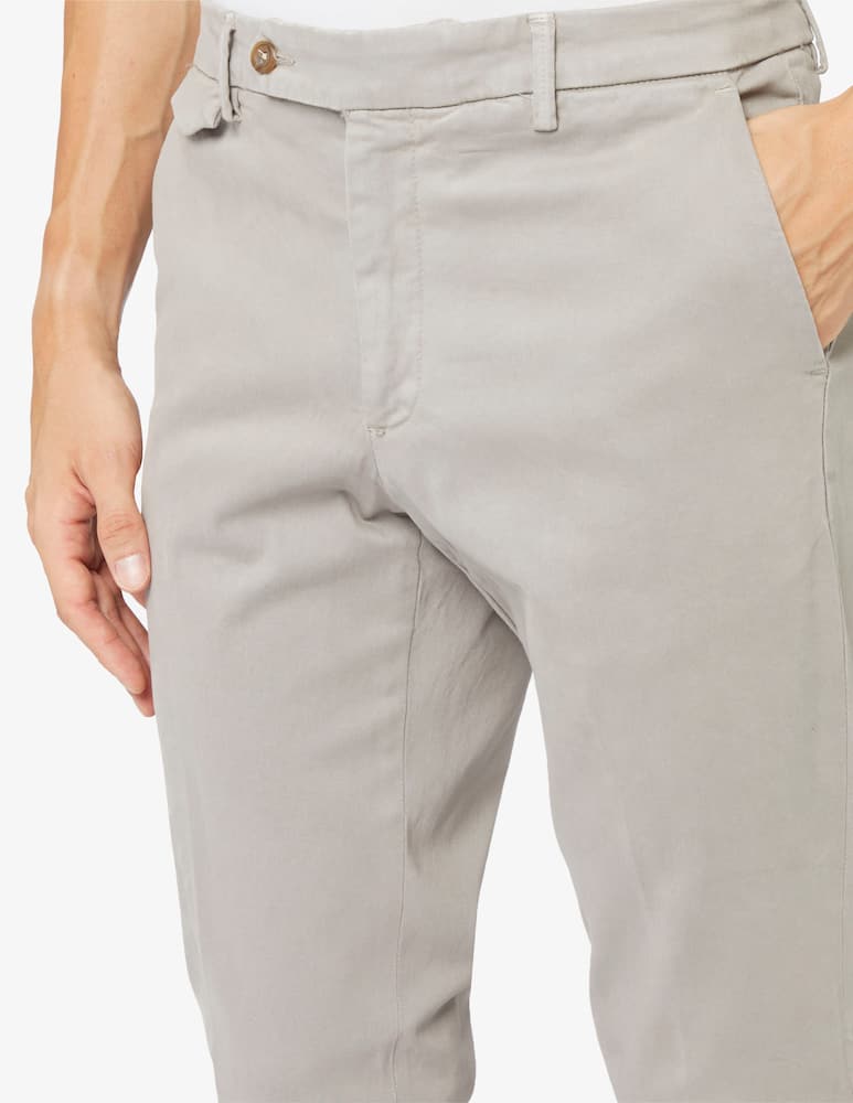 Paoloni Pantaloni chino tinto capo gabardina - immagine 4 Paoloni Pantaloni chino tinto capo gabardina - immagine 4