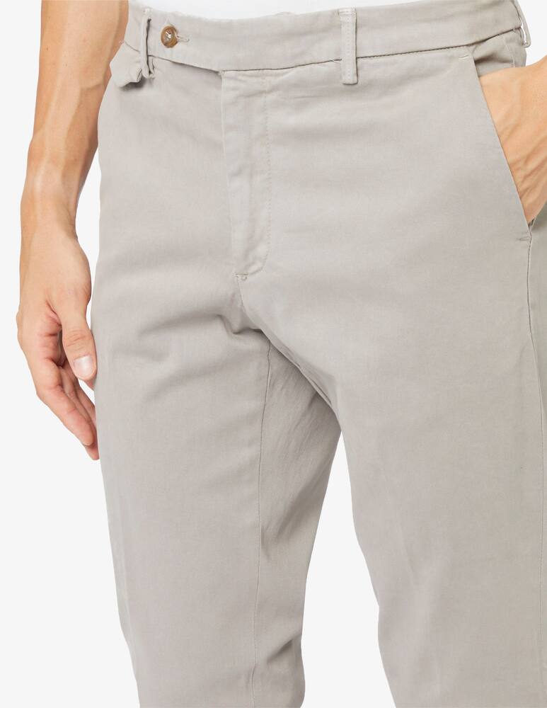 rinascente Paoloni Pantaloni chino tinto capo gabardina