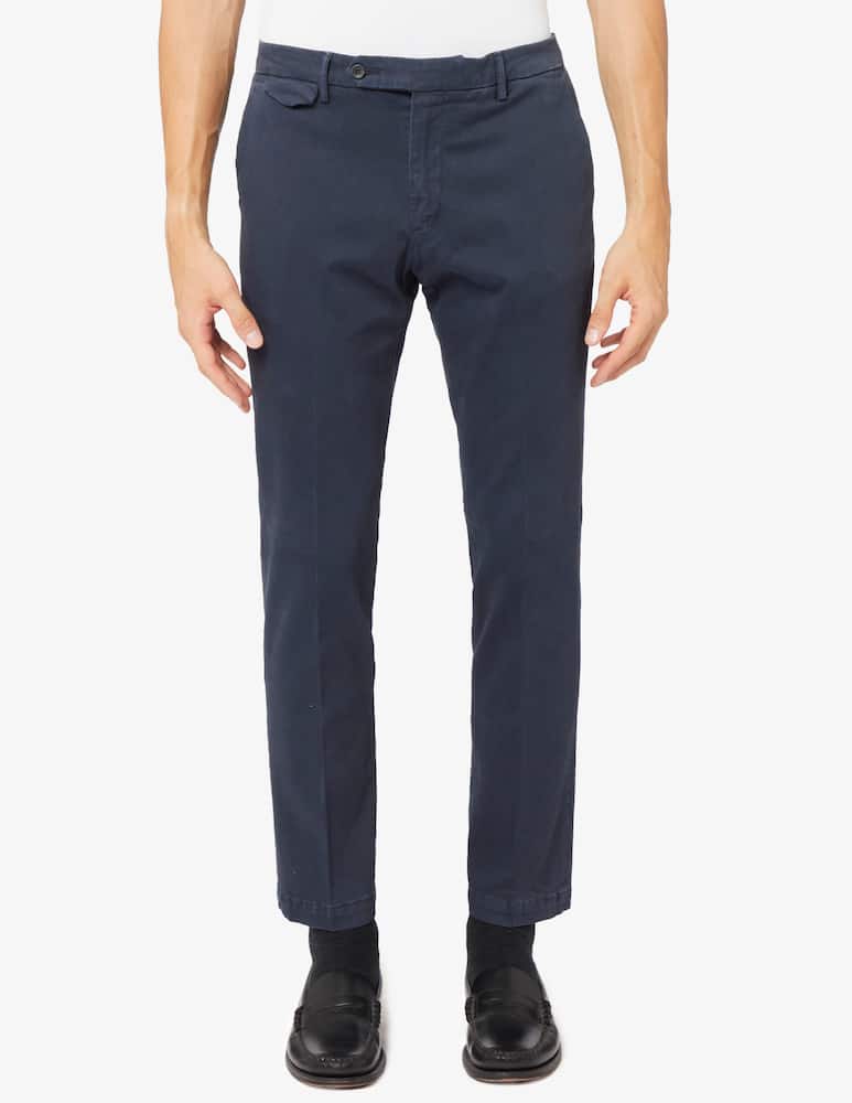 Paoloni Pantaloni chino tinto capo gabardina - immagine 1 Paoloni Pantaloni chino tinto capo gabardina - immagine 1