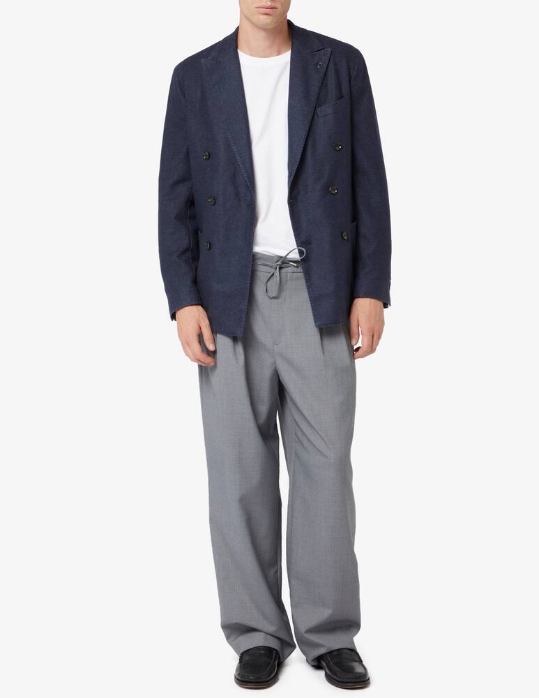 rinascente Paoloni Garment dyed wool double-breasted jacket