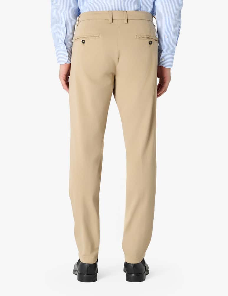Manuel Ritz Pantaloni slim gabardina una pince tinto capo - immagine 3 Manuel Ritz Pantaloni slim gabardina una pince tinto capo - immagine 3