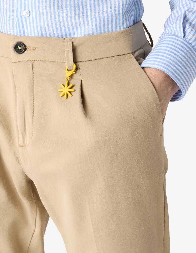 rinascente Manuel Ritz Slim gabardine trousers