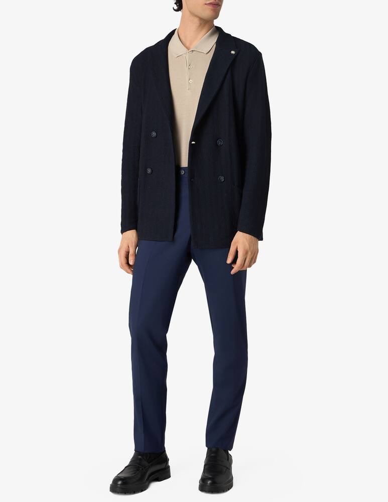 rinascente Manuel Ritz Giacca maglia doppio petto chevron