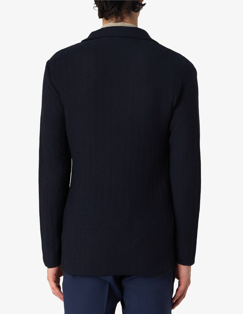 rinascente Manuel Ritz Giacca maglia doppio petto chevron