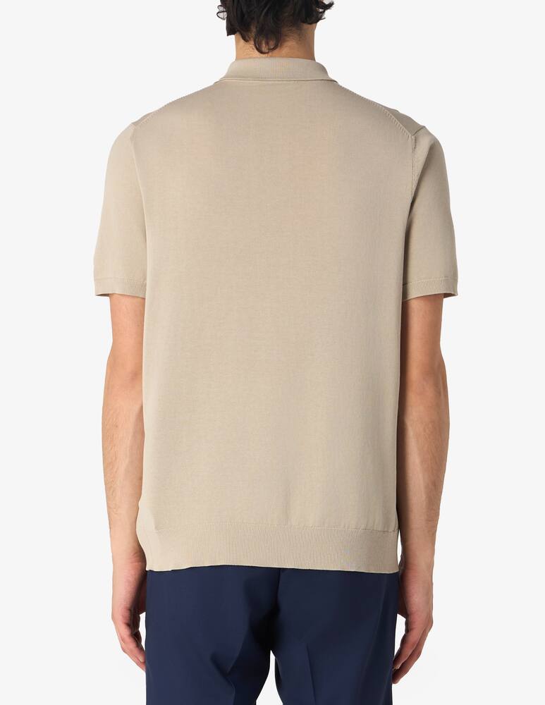 rinascente Manuel Ritz Polo logo in tono crepe