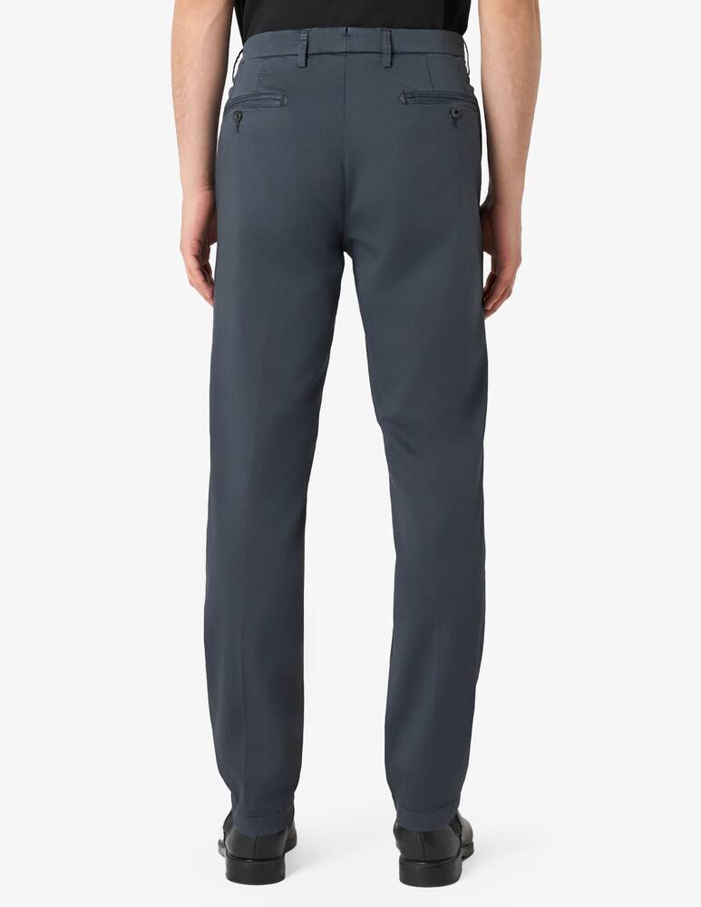 rinascente Paoloni Chino front slim trousers