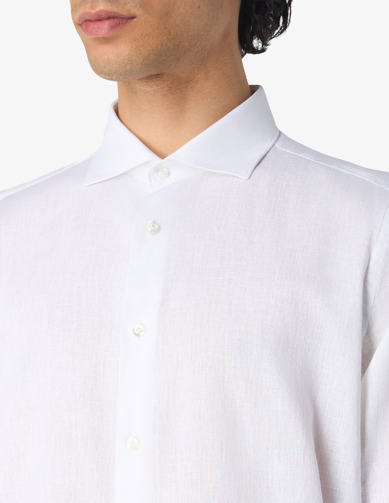 Manuel Ritz Slim linen-blend shirt - picture 4 Manuel Ritz Slim linen-blend shirt - picture 4