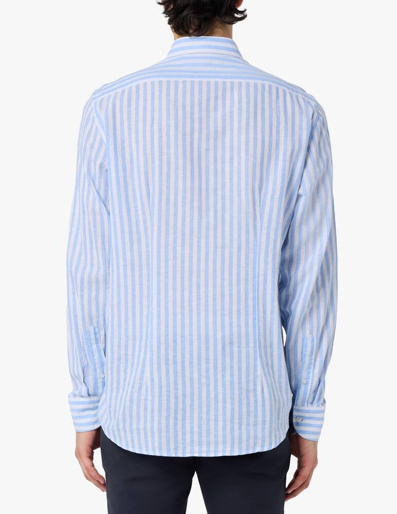Manuel Ritz Striped linen shirt - picture 2 Manuel Ritz Striped linen shirt - picture 2