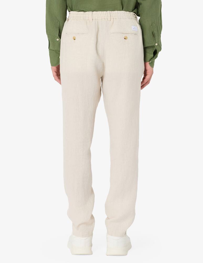rinascente Manuel Ritz Pantaloni coulisse lino