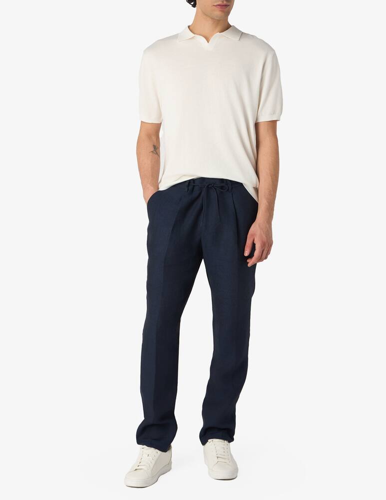 rinascente Paoloni Linen drawstring trousers