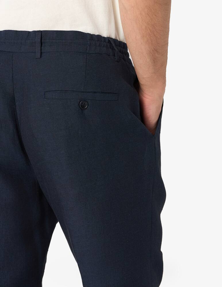 rinascente Paoloni Linen drawstring trousers