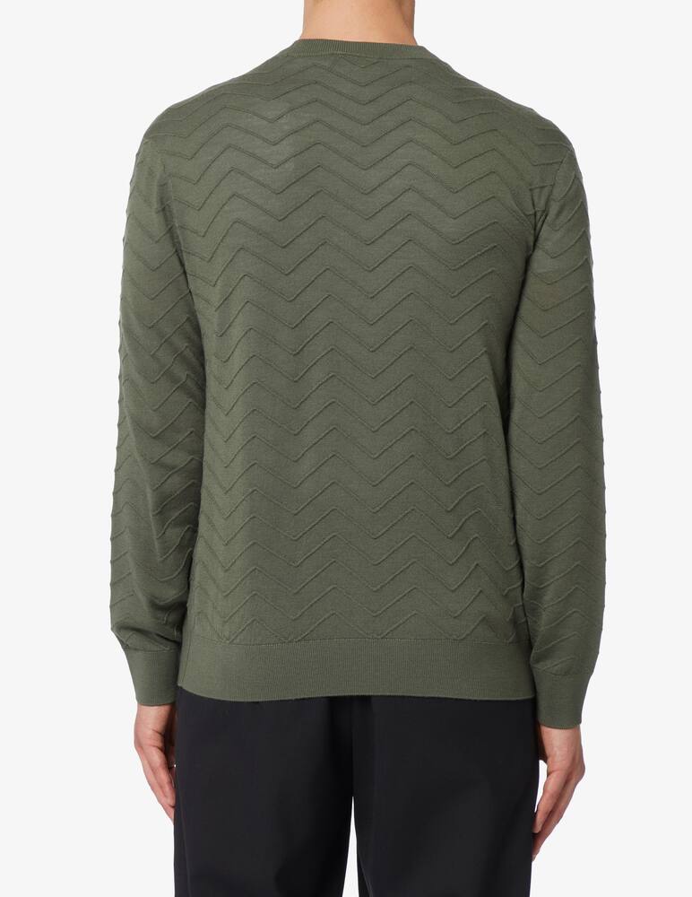 rinascente Emporio Armani Maglia girocollo f14 con trama chevron