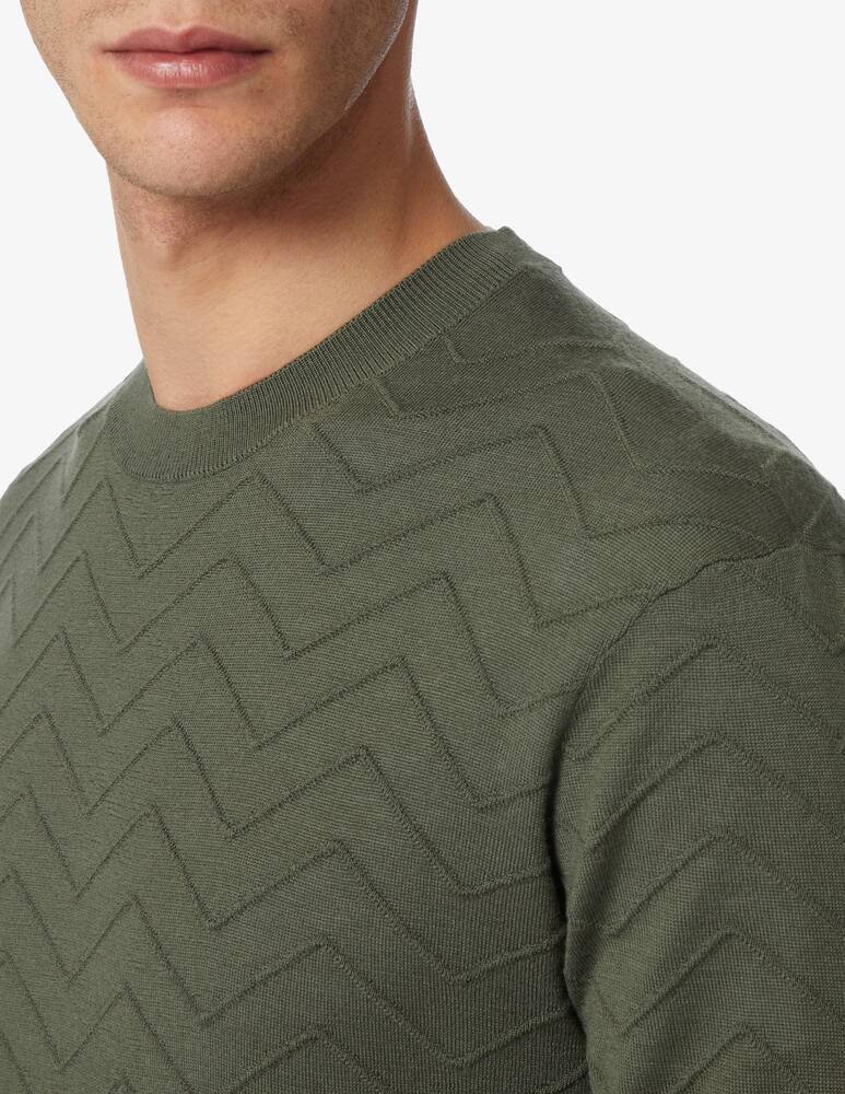 rinascente Emporio Armani Maglia girocollo f14 con trama chevron