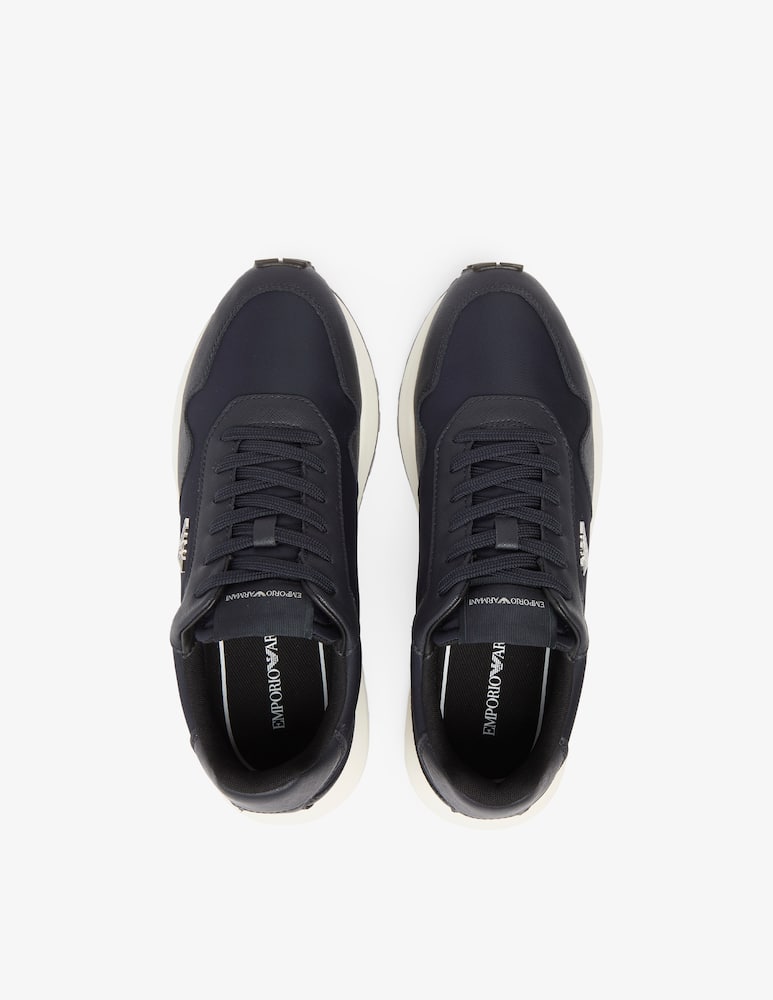 Emporio Armani Sneakers recy saffiano - immagine 3 Emporio Armani Sneakers recy saffiano - immagine 3