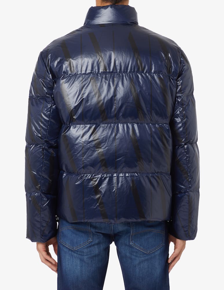 rinascente Armani Exchange Puffy shiny icon jacket