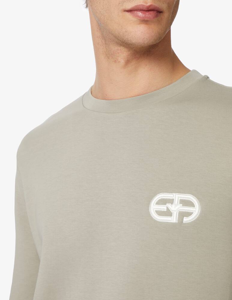 rinascente Emporio Armani Logo crewneck jersey