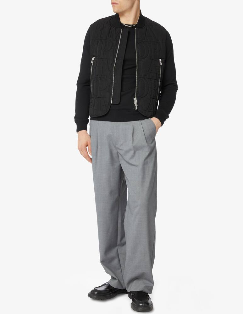 rinascente Emporio Armani Gilet trapuntato con logo lettering