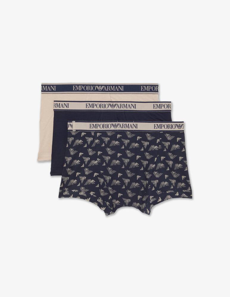 Emporio Armani Trunks 3pack core logoband - picture 4