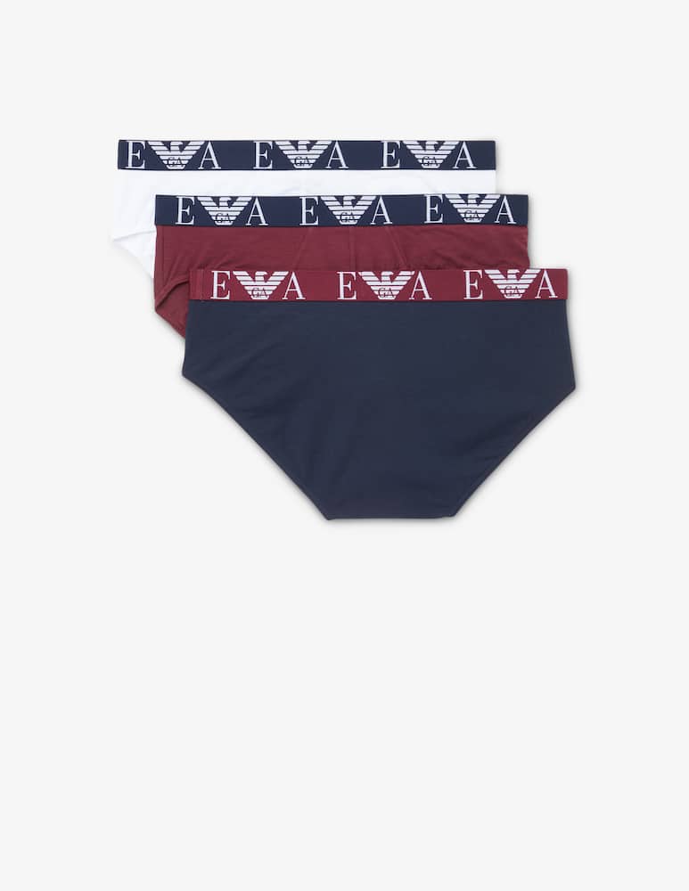 rinascente Emporio Armani Slip 3pack bold monogram