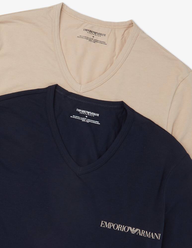 rinascente Emporio Armani Maglietta scollo v core logoband