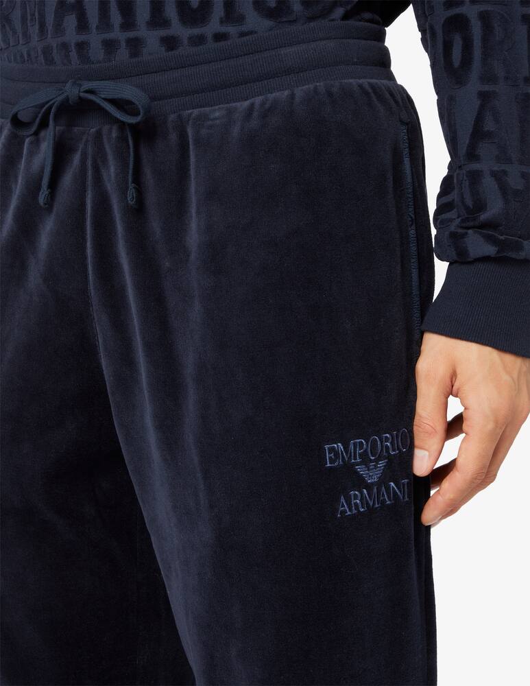 rinascente Emporio Armani Maglia + pantaloni jacquard bold logo chenille