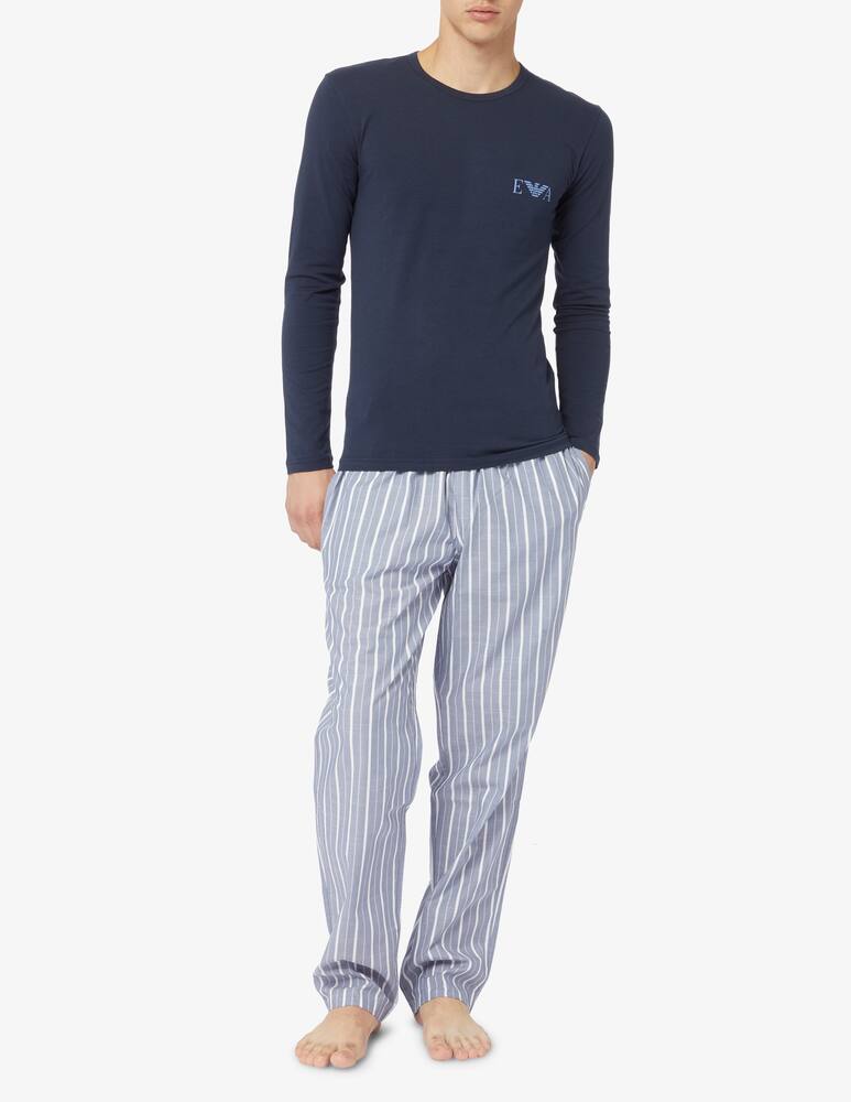 rinascente Emporio Armani Pants yarn dyed woven pyjama