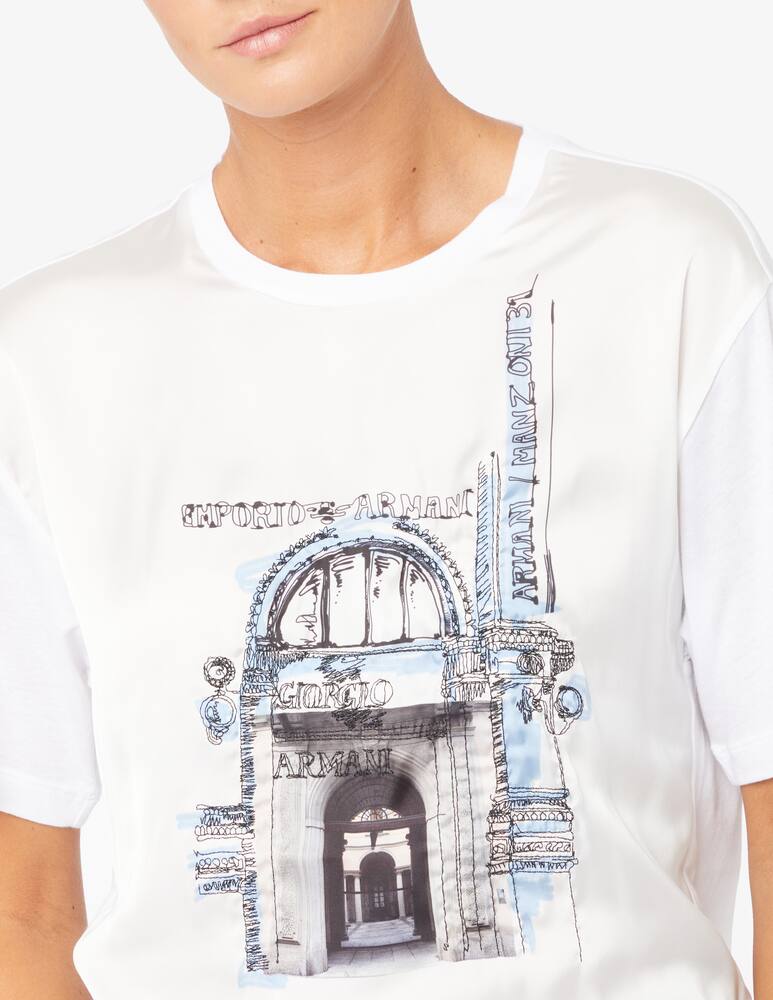 rinascente Emporio Armani T-shirt misto cotone