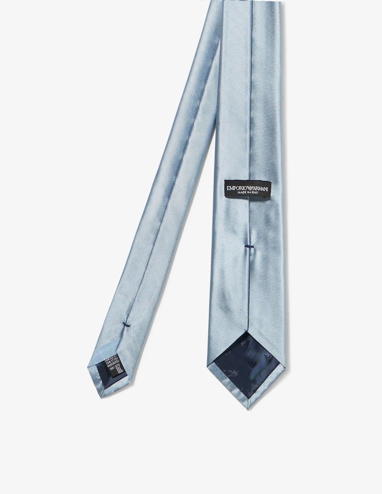 rinascente Emporio Armani Cravatta tinta unita in seta