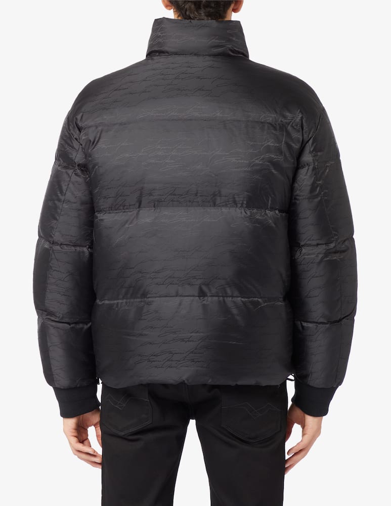 rinascente Emporio Armani Puffer signature reversible jacket