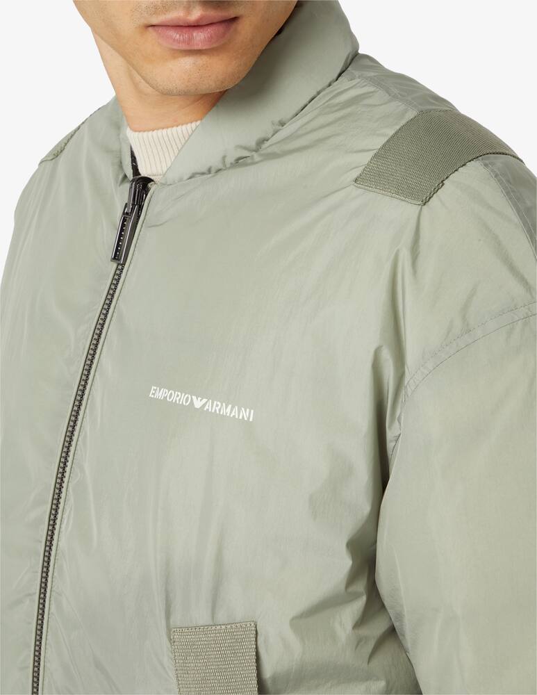 rinascente Emporio Armani Retro bands bomber jacket