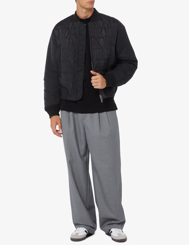 rinascente Emporio Armani Blouson logo quilted jacket